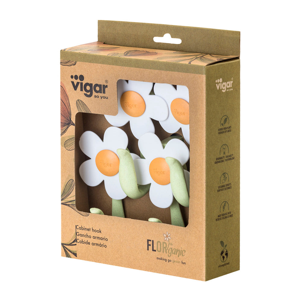 Vigar Florganic Cabinet Hook 4pc