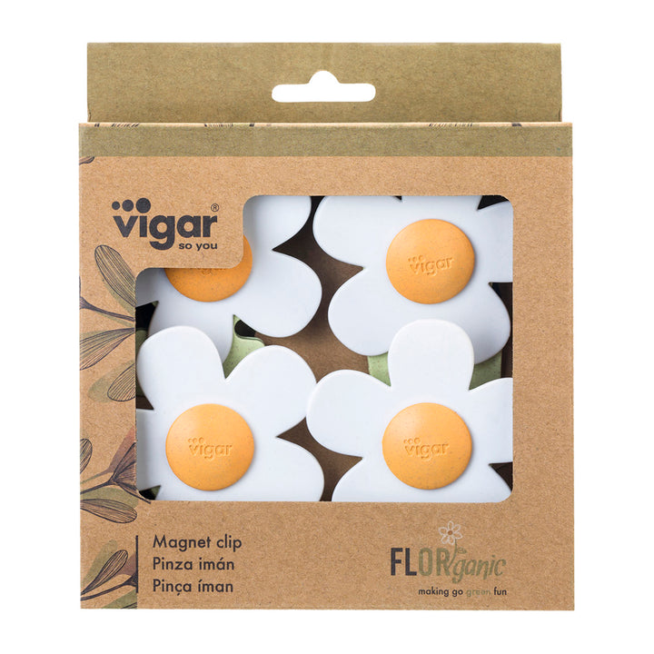 Vigar Florganic Magnet Clip 4pc