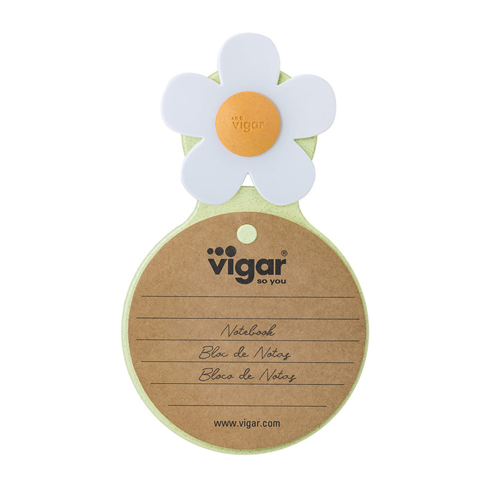 Vigar Flower Power Notebook With Suction