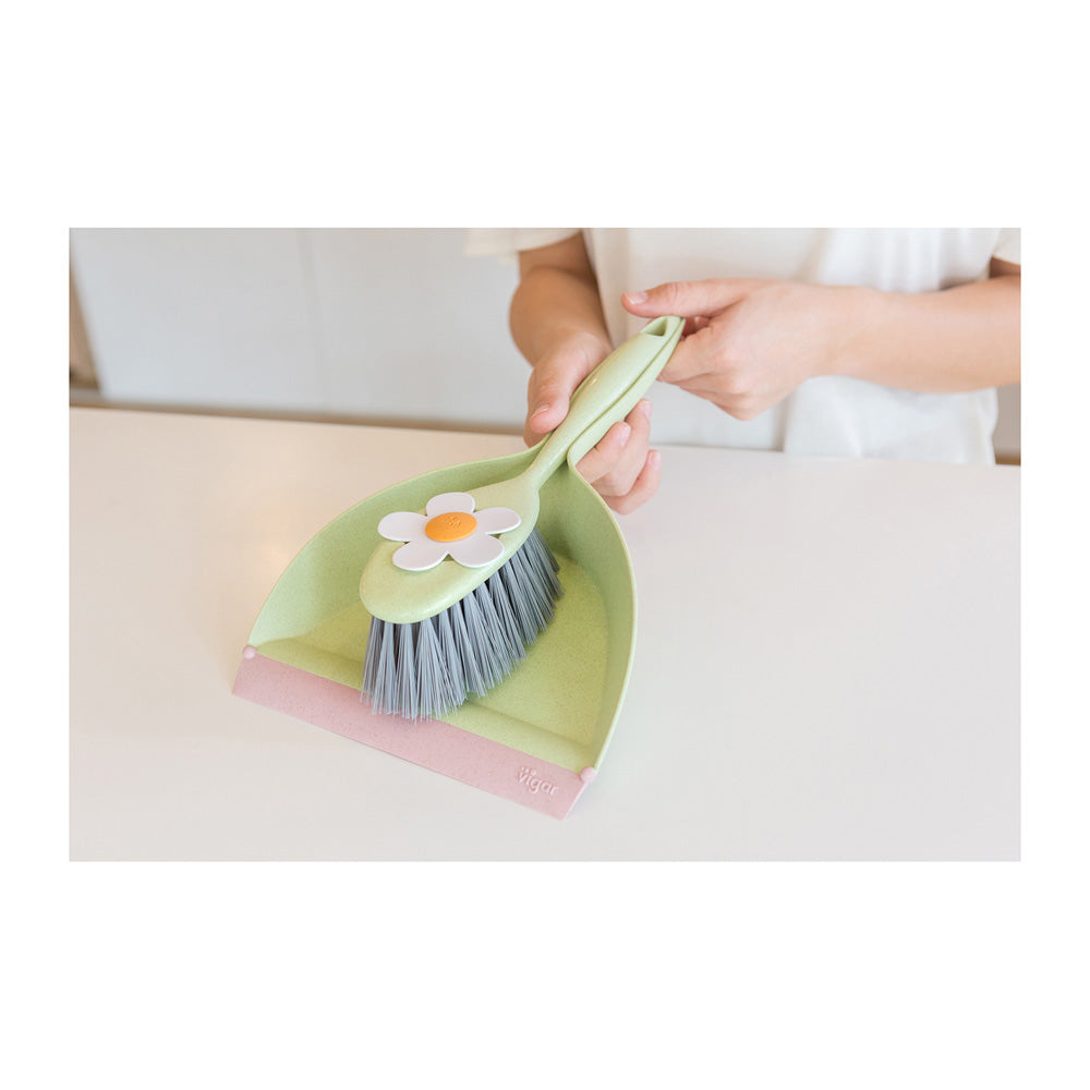 Vigar Florganic Dustpan & Brush