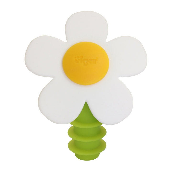 Vigar Flower Power Silicone Assorted Bottle Stopper