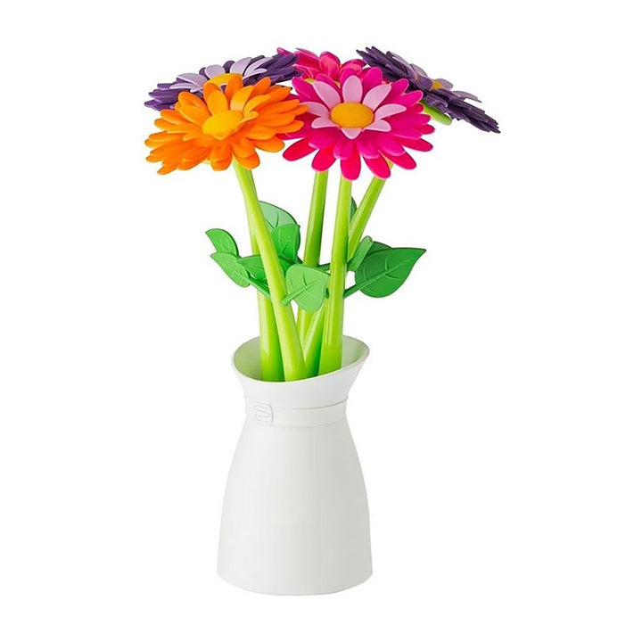 Vigar Flower Shop 5pc Pen Set With Vase