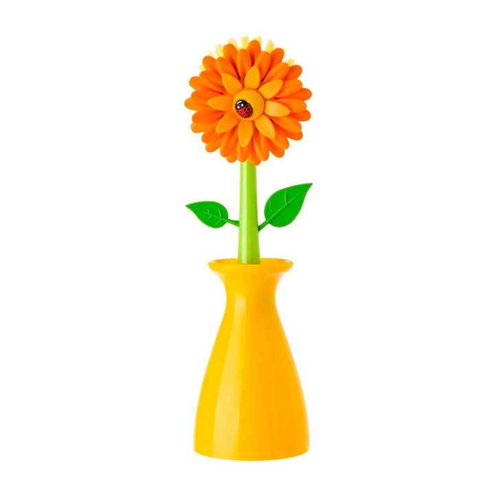 Vigar Flower Power Dish Brush With Vase