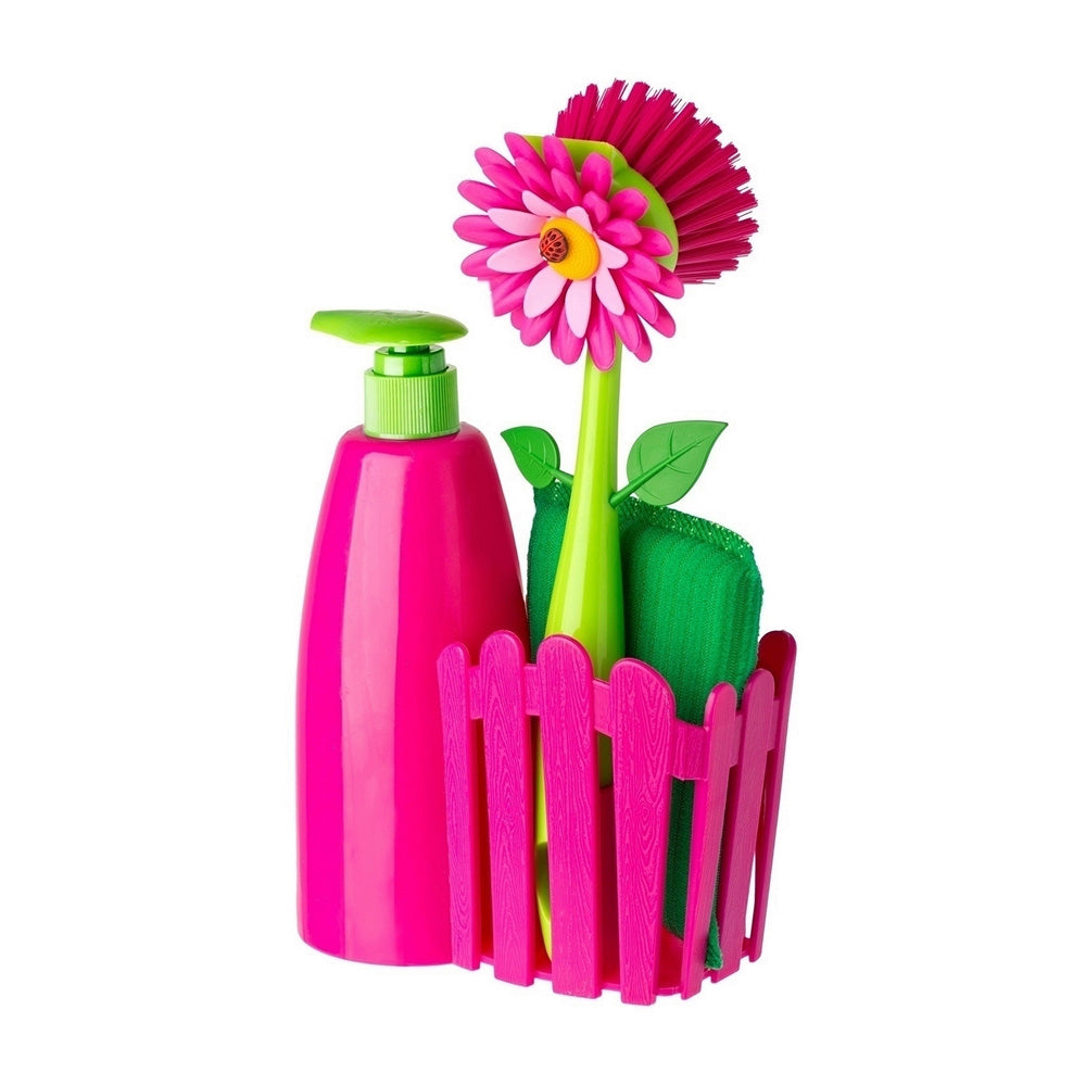 Vigar Flower Power 3pc Sink Caddy Set + Dispenser