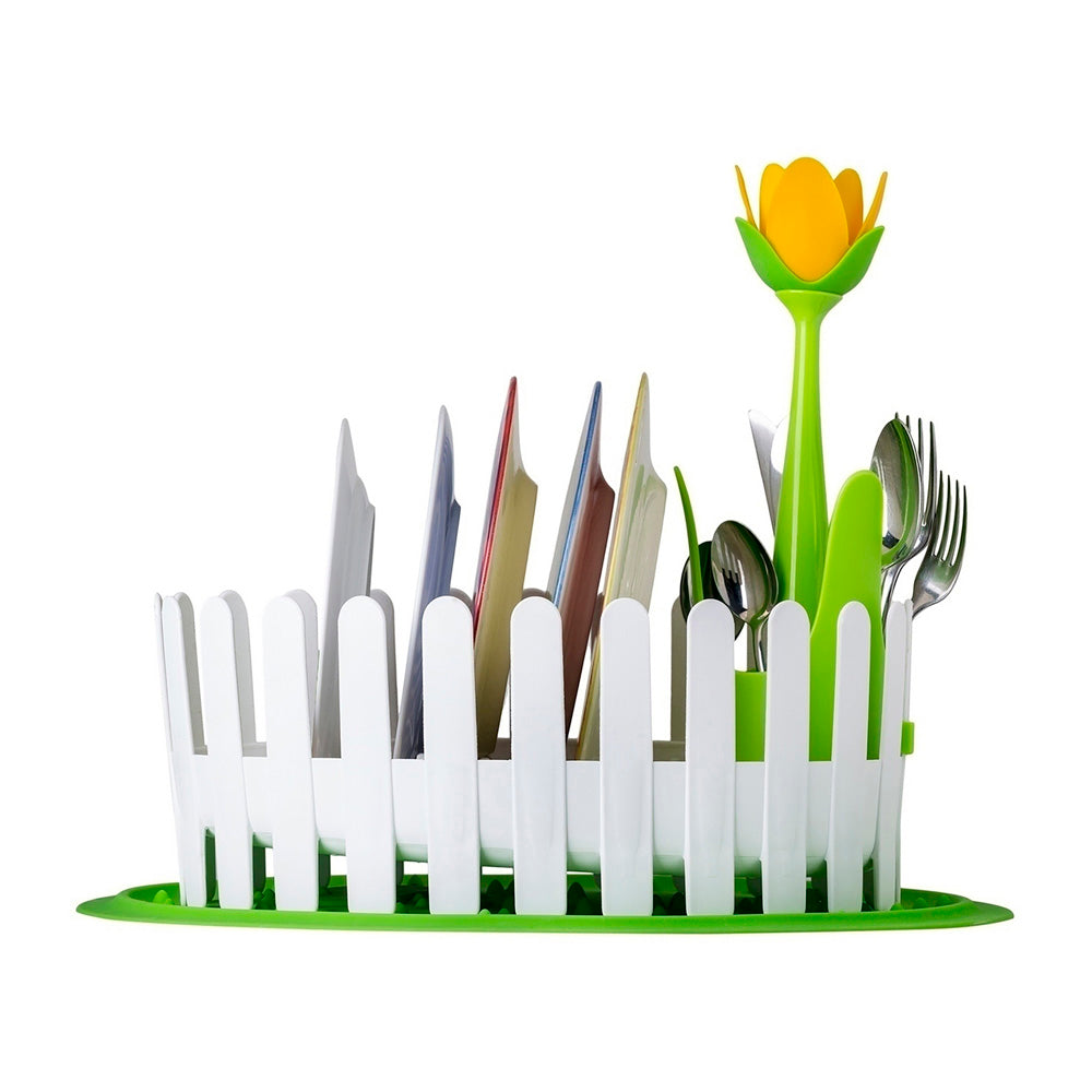 Vigar Flower Power Dish & Cutlery Drainer Set