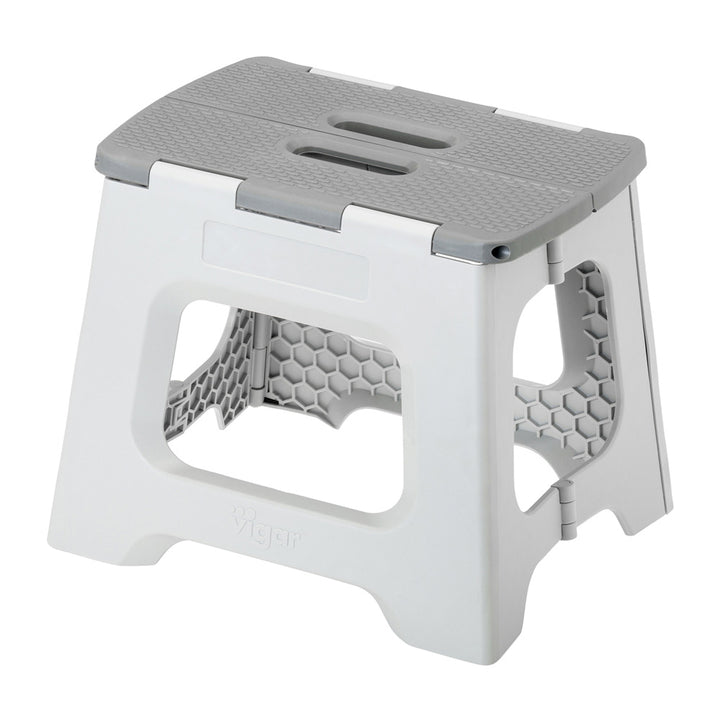 Vigar Compact Grey Foldable Stool