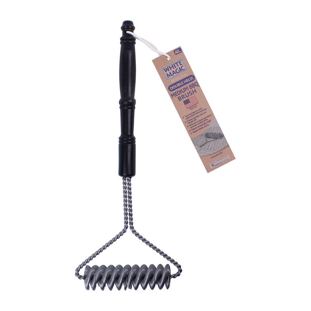 White Magic Double Helix Barbecue Brush