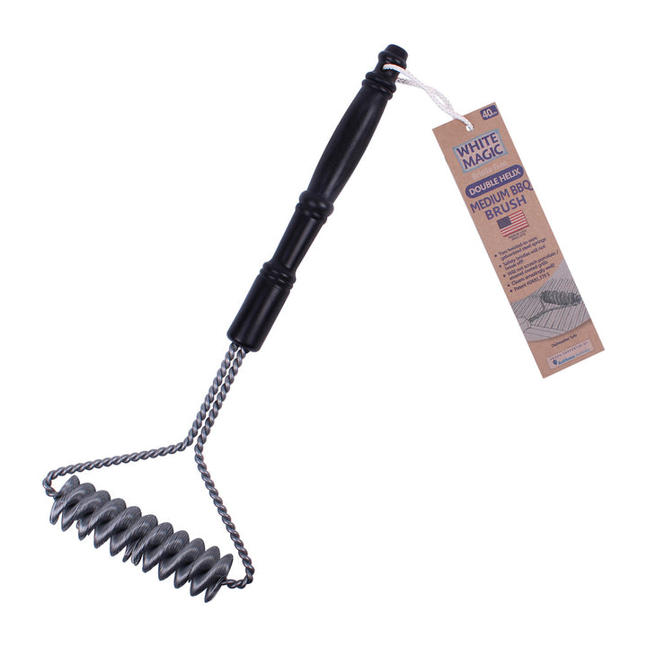 White Magic Double Helix Barbecue Brush