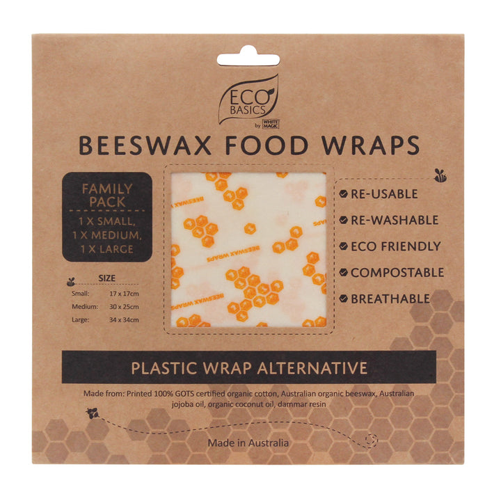 White Magic Eco Basics Beeswax Food Wraps