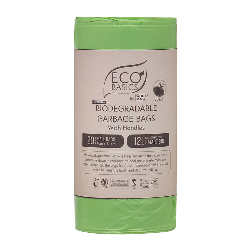 White Magic Eco Basics Biodegradable Garbage Bin Bags