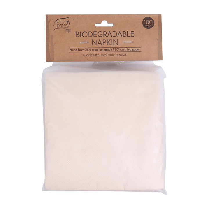 White Magic Eco Basics Biodegradable Napkin