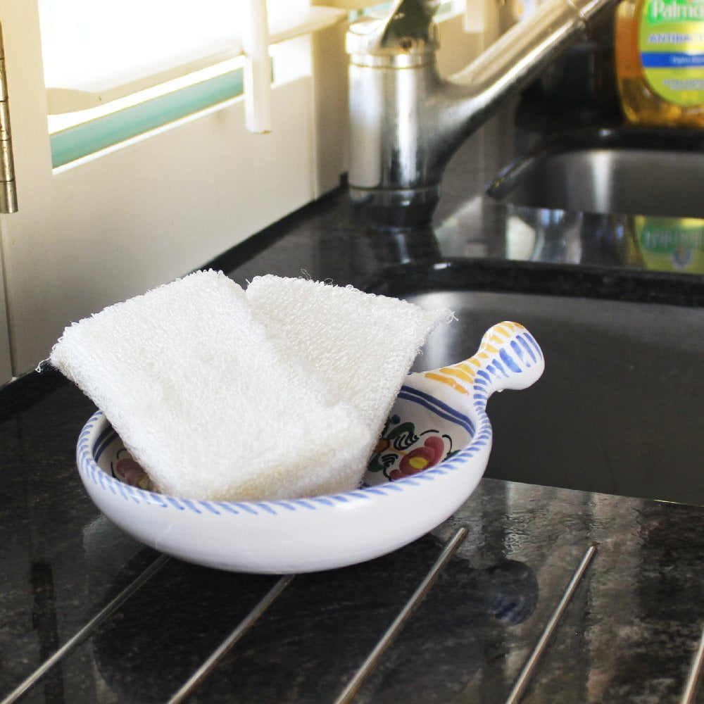 White Magic Eco Basics Bamboo Washing Up Pad - 2 Pack