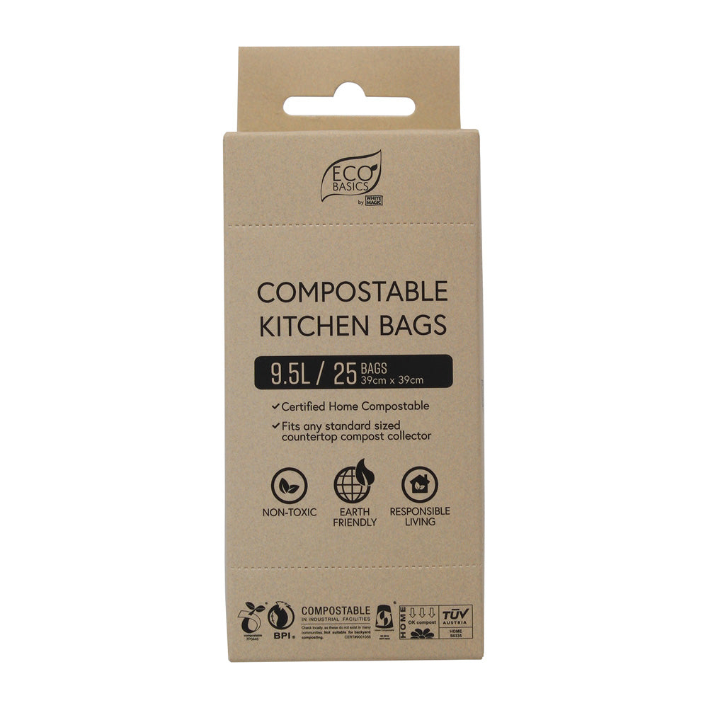 White Magic Eco Basics Compostable Kitchen Bags