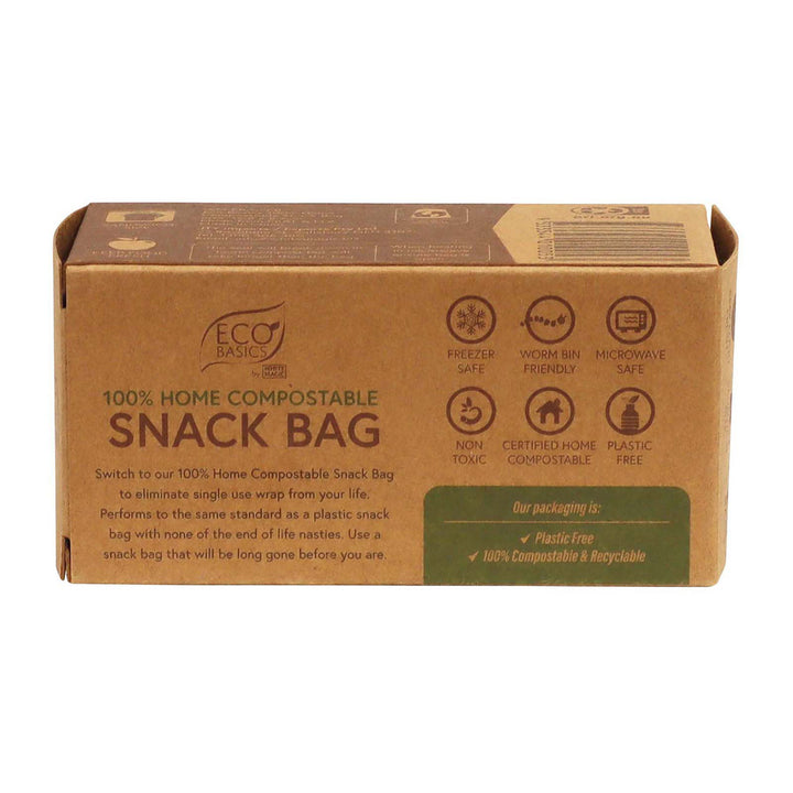 White Magic Eco Basics 100% Home Compostable Snack Bag