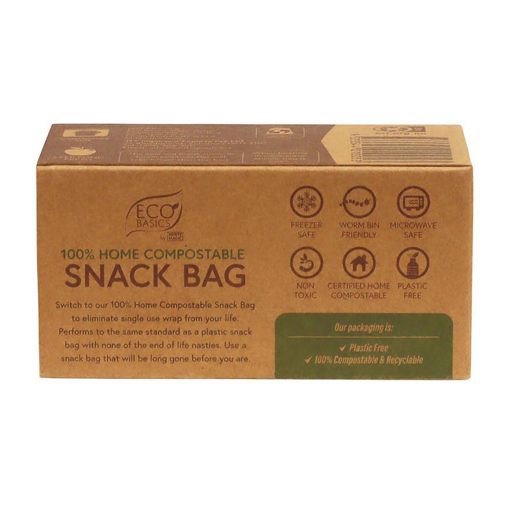 White Magic Eco Basics 100% Home Compostable Snack Bag