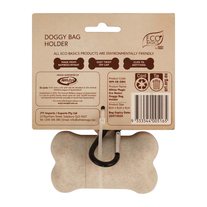 White Magic Eco Basics Doggy Bag Holder