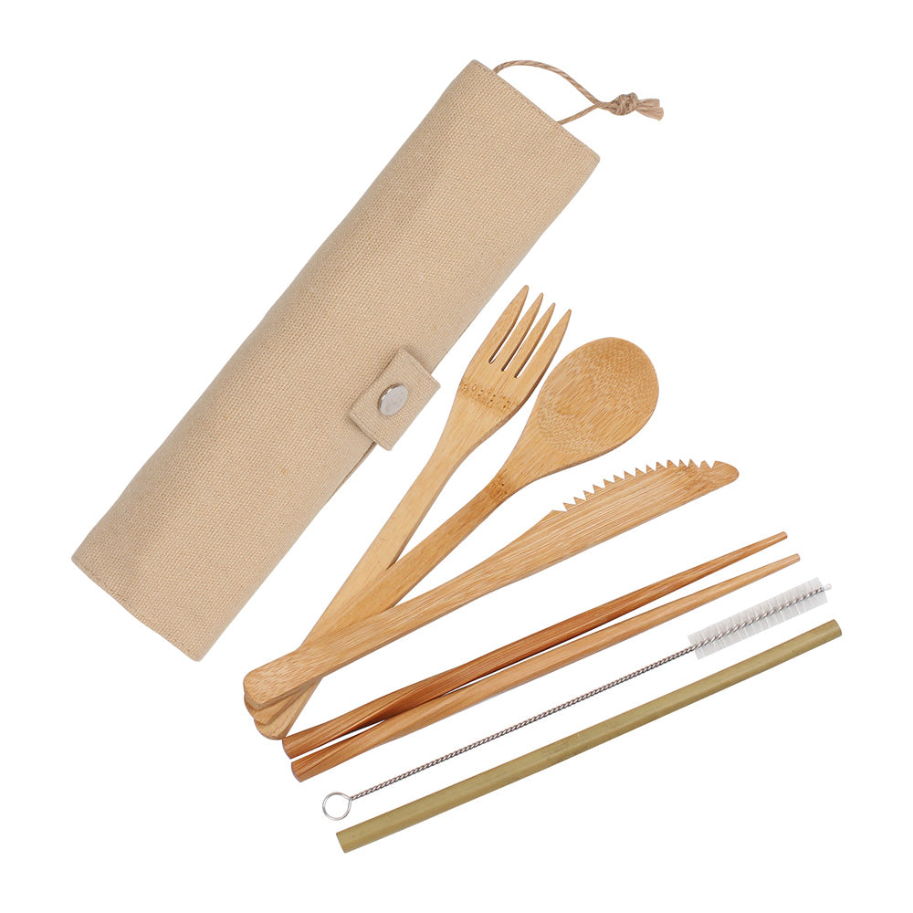 White Magic Eco Basics Reusable Bamboo Cutlery Set