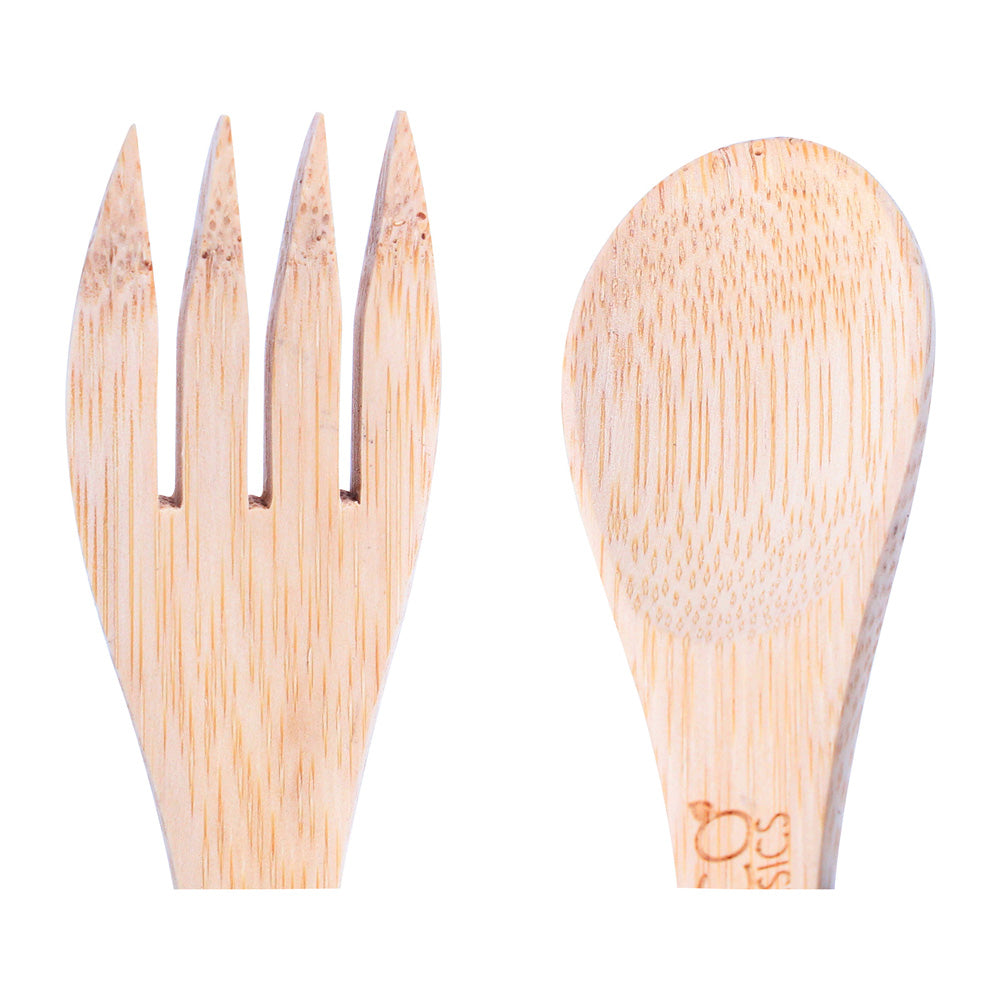 White Magic Eco Basics Reusable Bamboo Spork