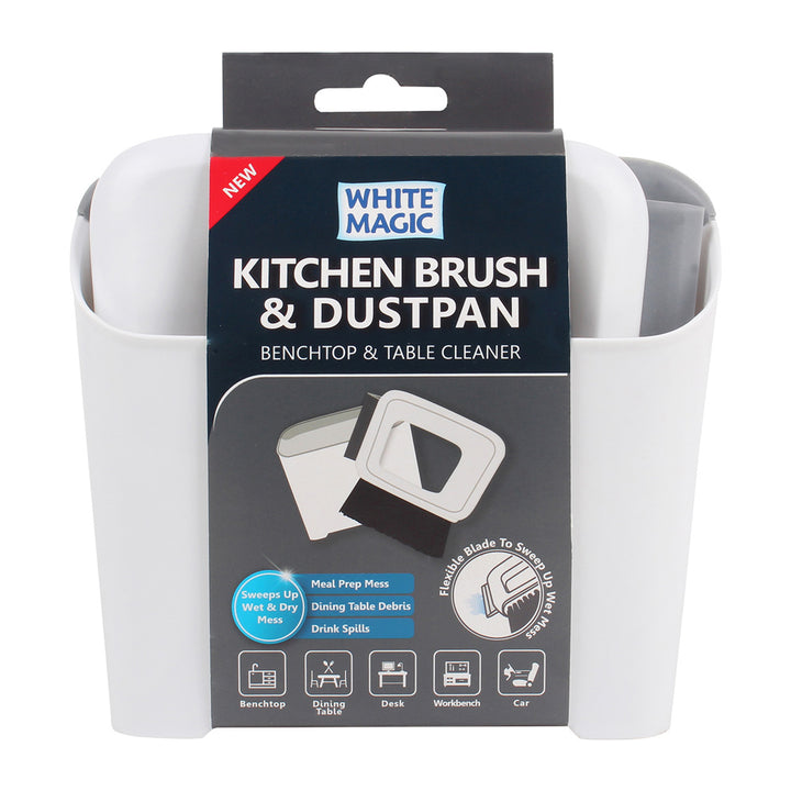 White Magic Kitchen Brush & Dustpan