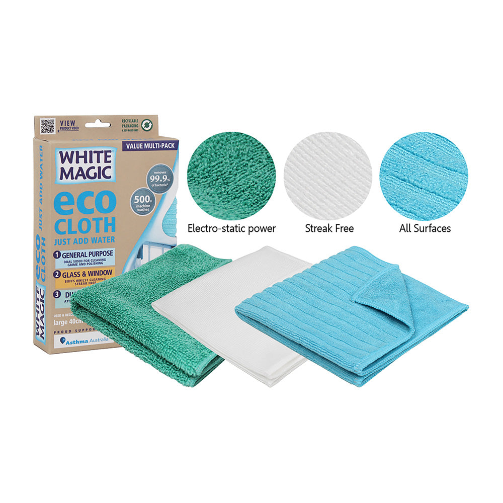 White Magic Eco Cloth Household Value Pack