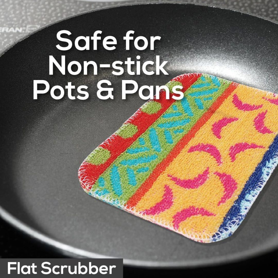 White Magic Scrubtastic Flat Pot Scrubber