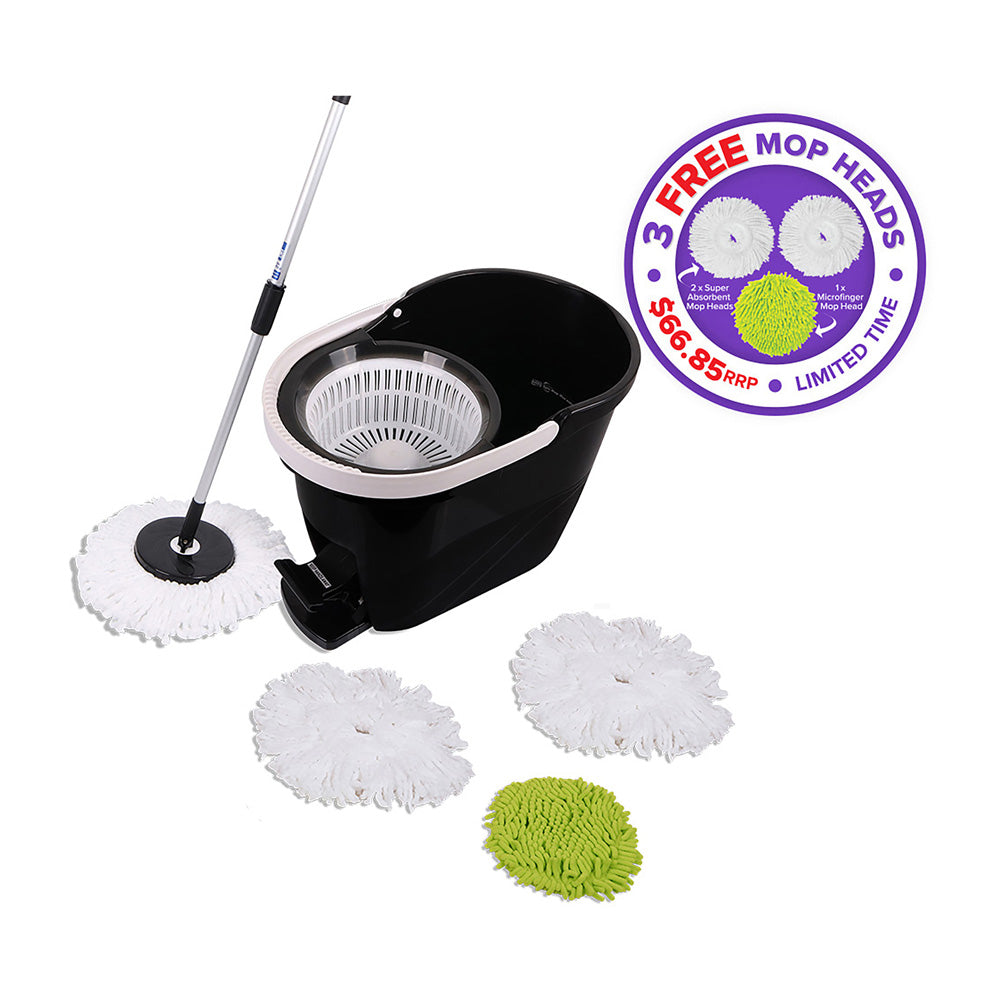 White Magic Spin Mop Duo