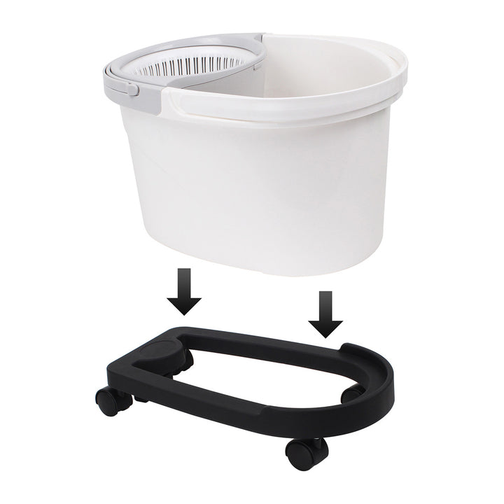 White Magic Spin Mop Trolley