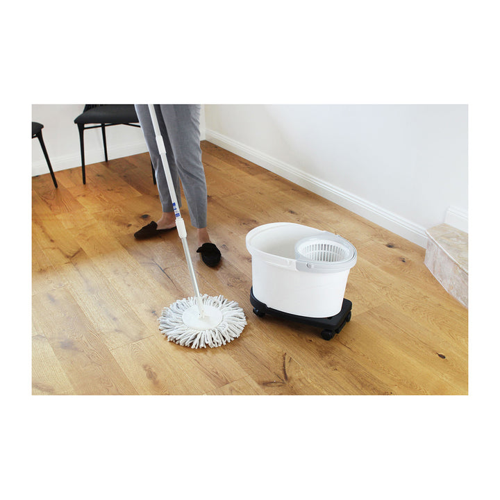 White Magic Spin Mop Trolley