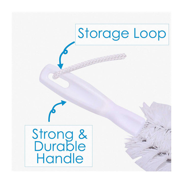 White Magic Dual Bristle Vegetable & Fruit Washing Brush