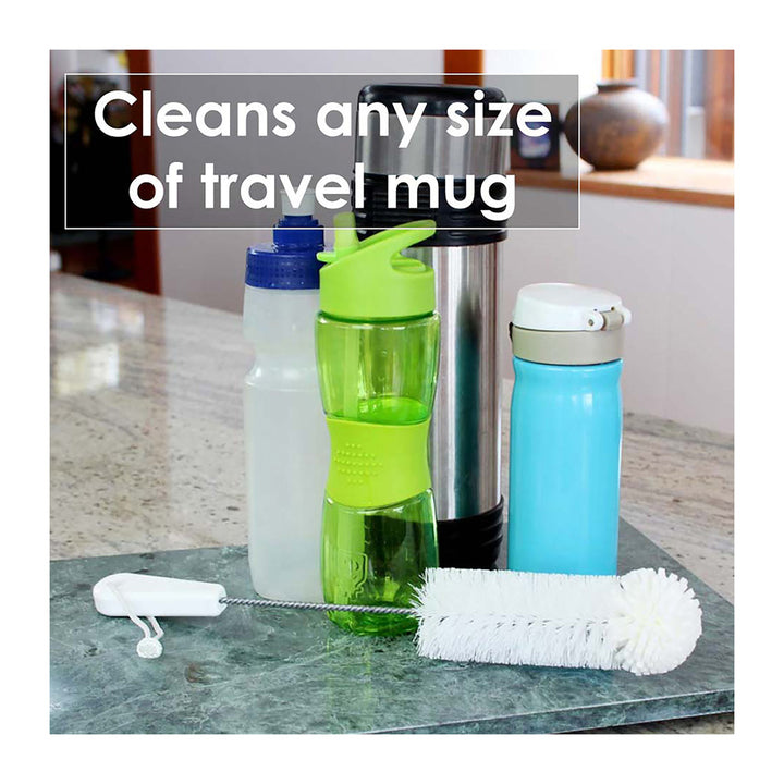 White Magic Foam Tipped Travel Mug Washing Brush