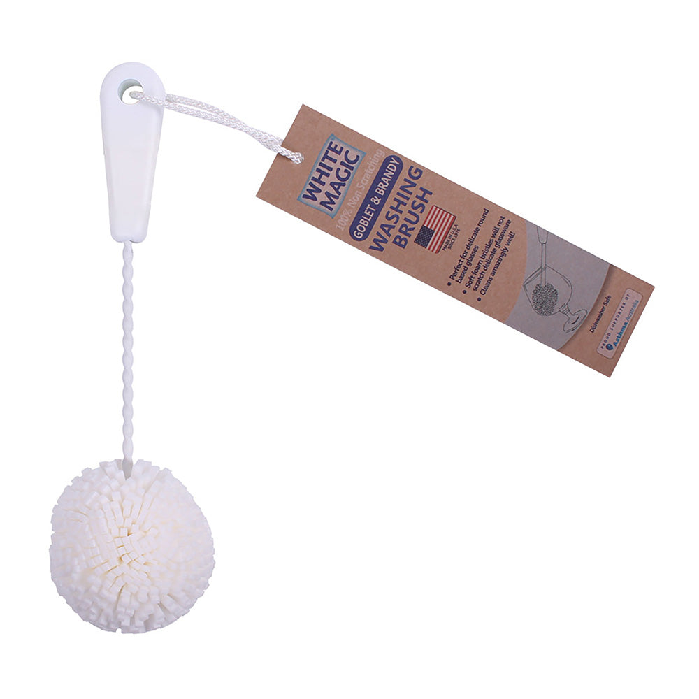 White Magic Goblet & Brandy Washing Brush