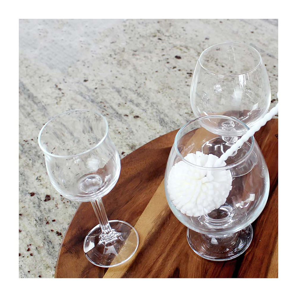 White Magic Goblet & Brandy Washing Brush