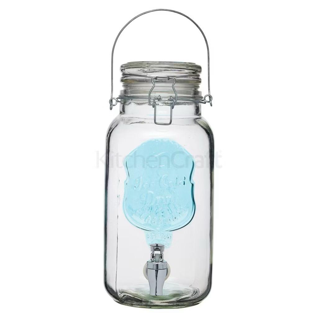 7.5 Litre Glass Infuser Drinks Dispenser