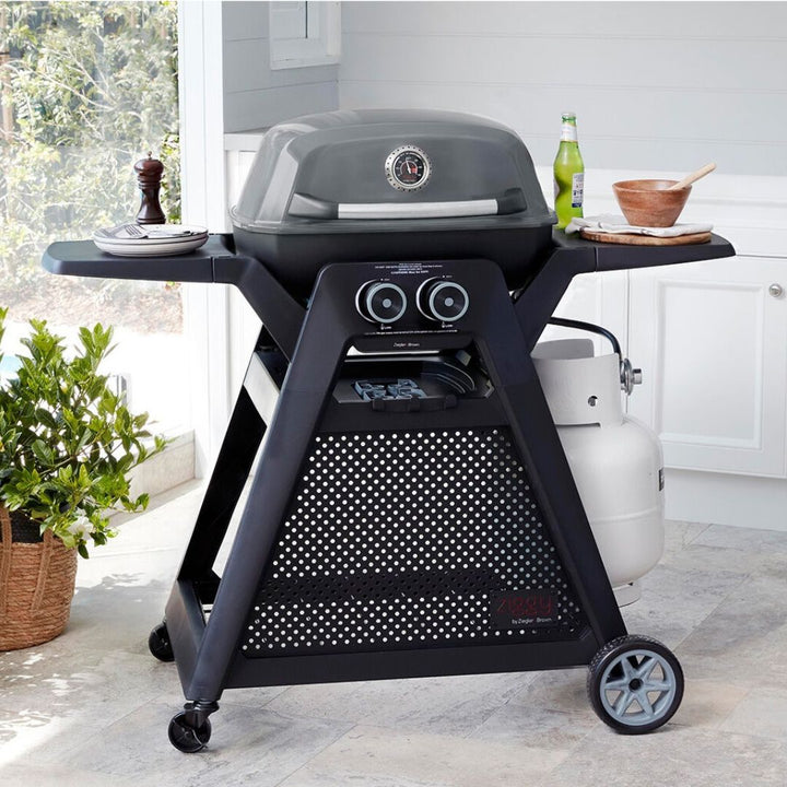 Ziegler & Brown Ziggy Elite 2B Gas Grill With Cart