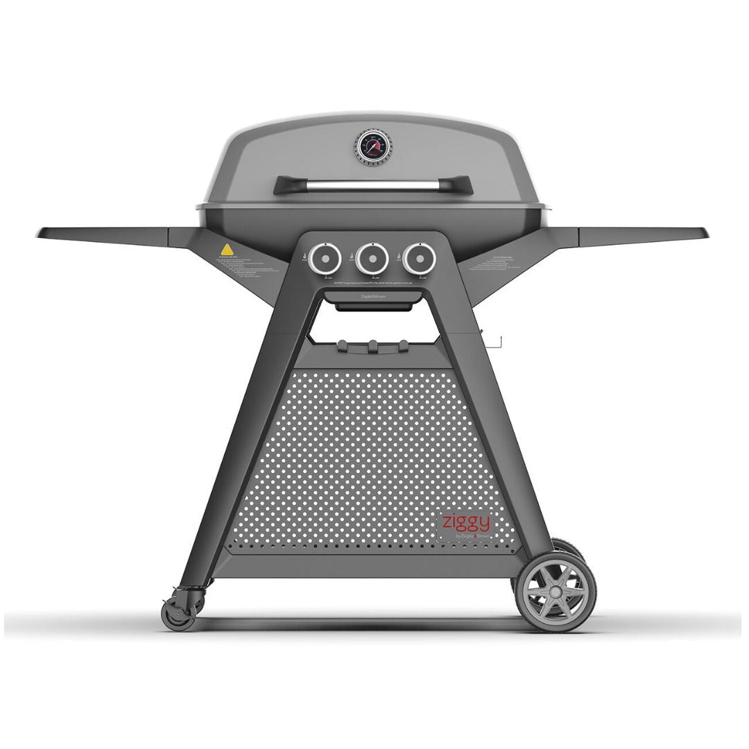 Ziegler & Brown Ziggy Elite 3B Gas Grill With Cart