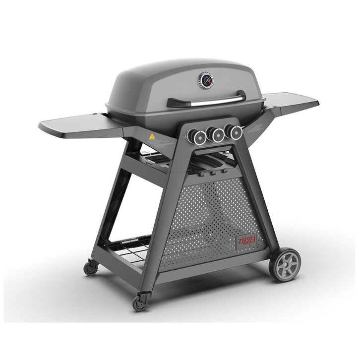 Ziegler & Brown Ziggy Elite 3B Gas Grill With Cart