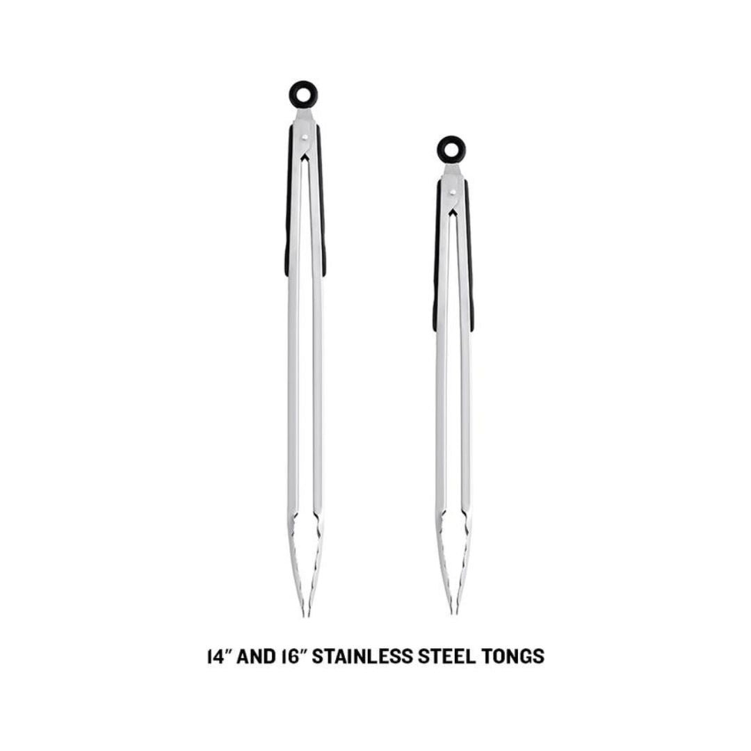 ZGrills Stainless Steel Tongs 14″ and 16″