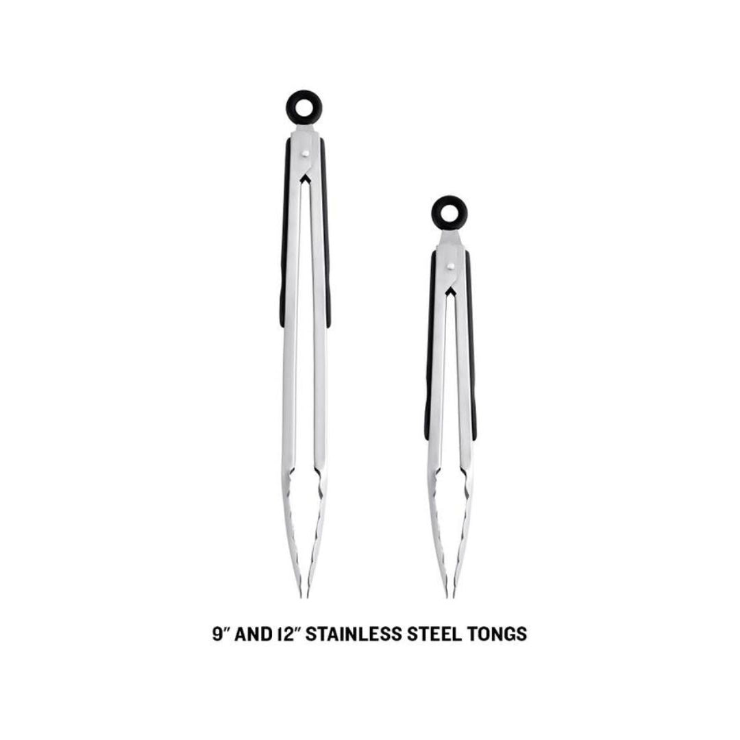 ZGrills Stainless Steel Tongs 9″ and 12″