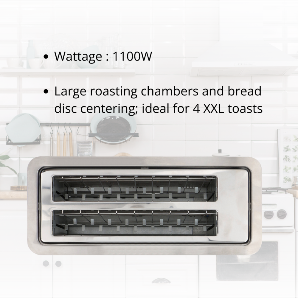 JOGEN BT 3214 Double Long Slot Automatic Bread Toaster 1600W - image 3