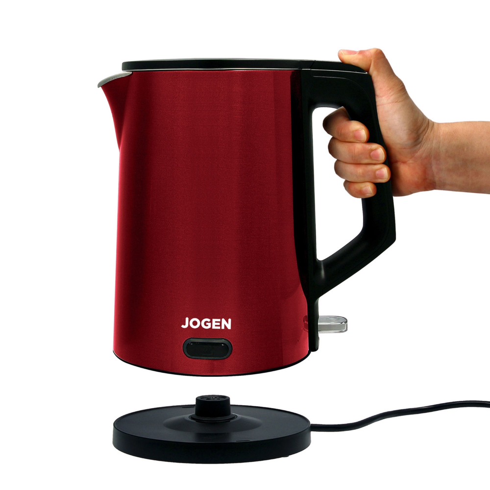 JOGEN KE 4211 Stainless Steel Kettle 1.7L 2200W Keep Warm (Red) - image 2