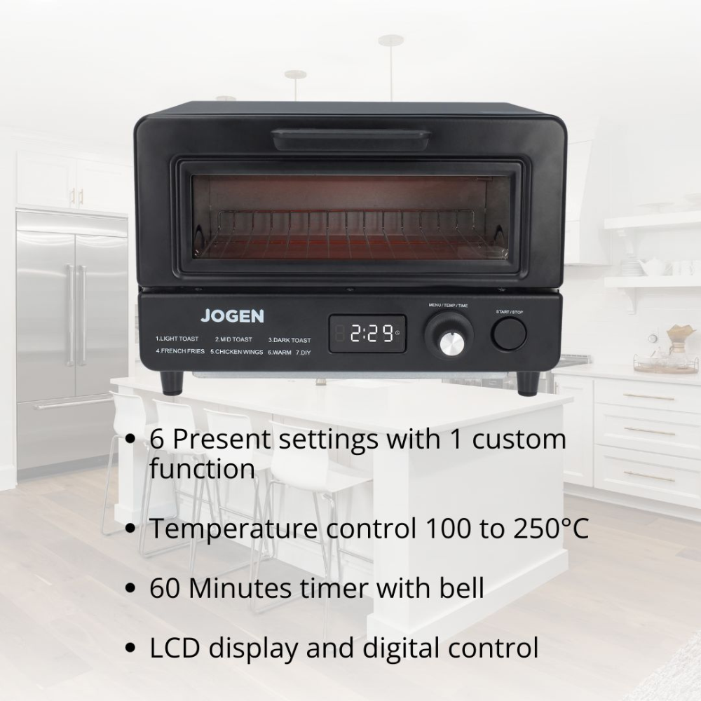 JOGEN EO 2214 9L Digital Oven Toaster 1000W - image 4