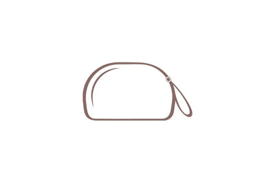 Icon of a travel bag organiser on a white background
