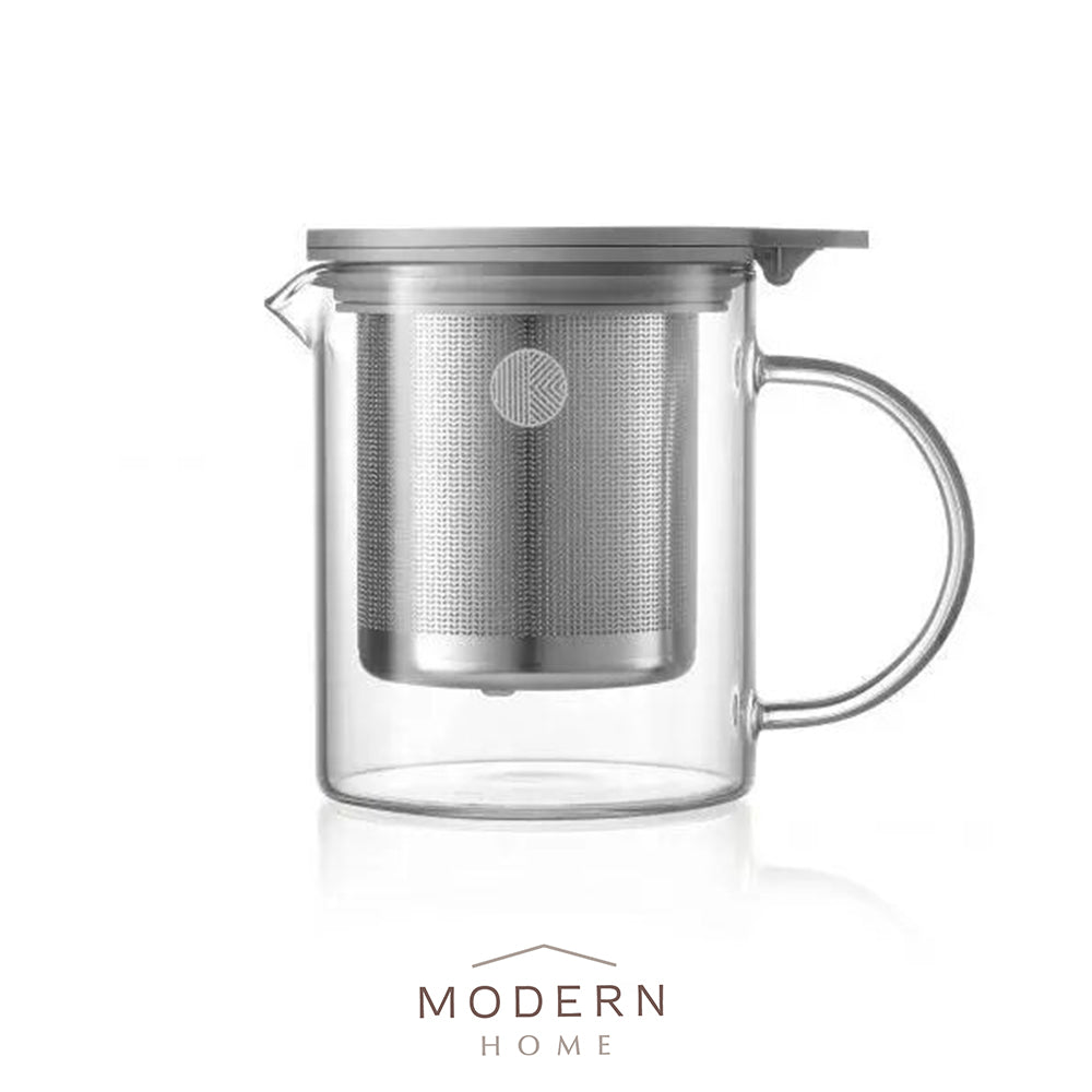 Belideem Cawan Teh Kaca dengan Penapis Teh/Bakul 350ML & 500ML