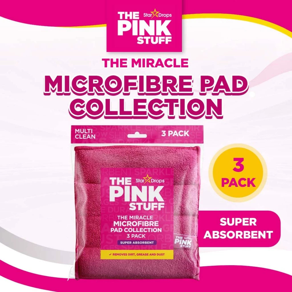 The Pink Stuff Microfibre Pad 3pcs/ PACK