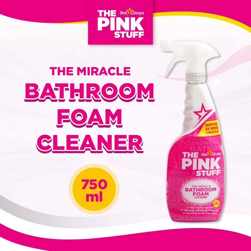 The Pink Stuff The Miracle Bathroom Foam Cleaner
