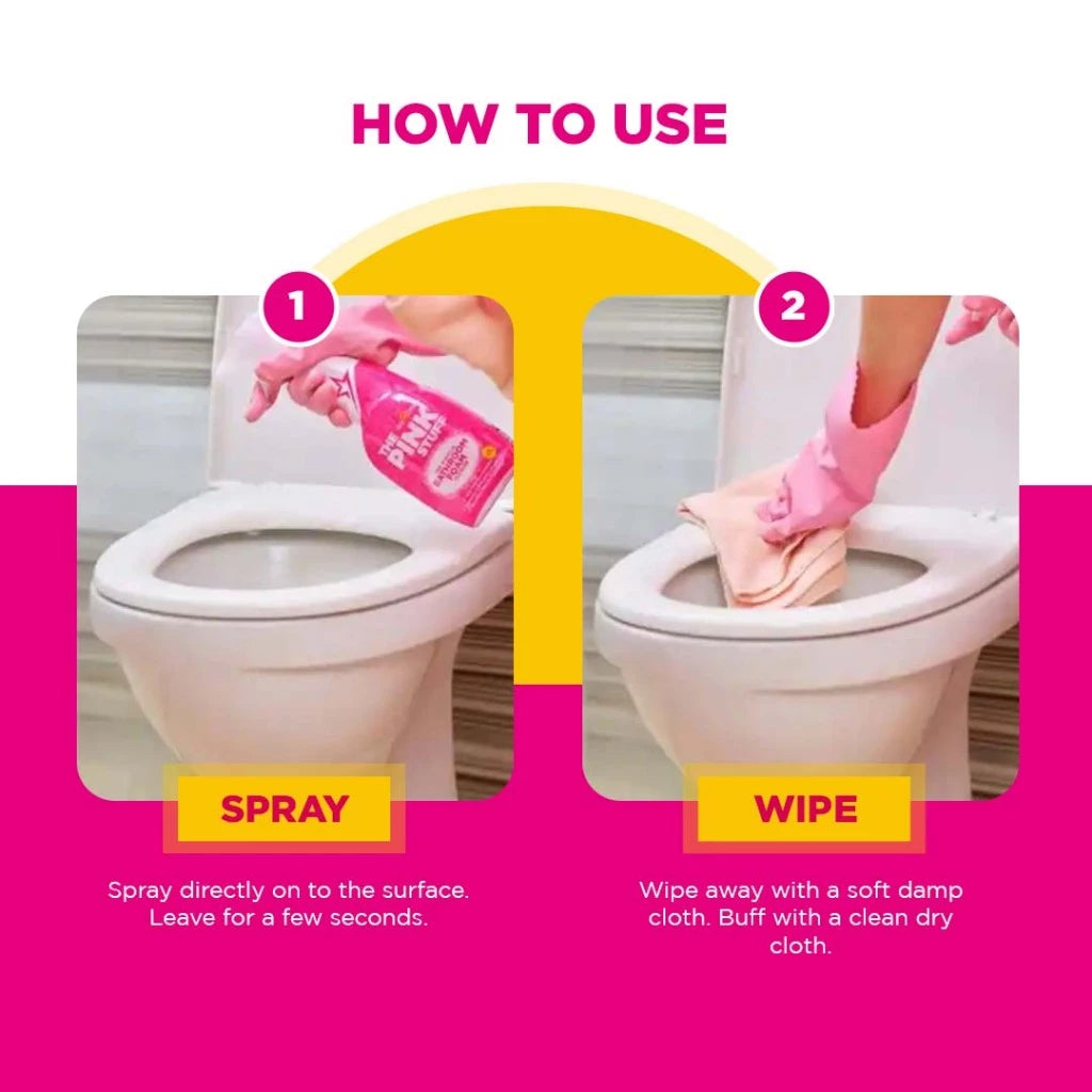 The Pink Stuff The Miracle Bathroom Foam Cleaner