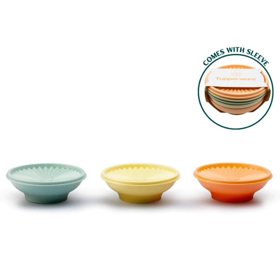 Tupperware Heritage 3-Bowl Salad Set (3x400ml) TP0018