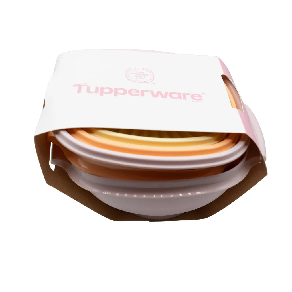 Tupperware Heritage 3pcs Bowl Set (1x860ml/1x1.3L /1x1.9L) TP0016 - image 2