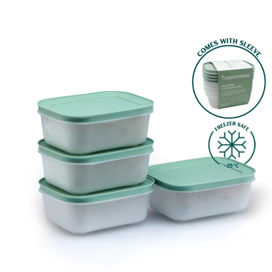 Tupperware Freezable 4pcs Container Set (4X450ml) TP0002