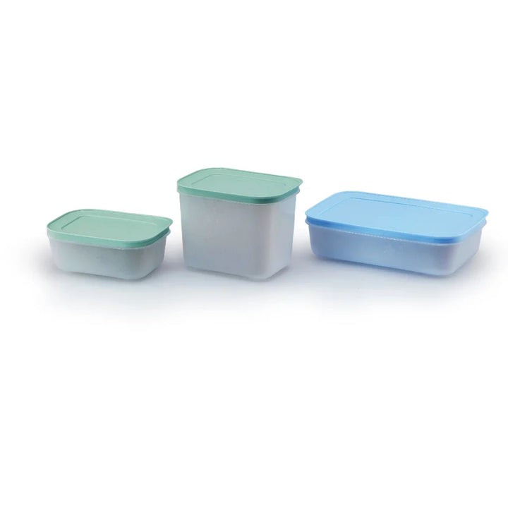 Tupperware Freezable 5pcs Container Set (2x450ml/1x1L/2x1.1L) TP0001 - image 4